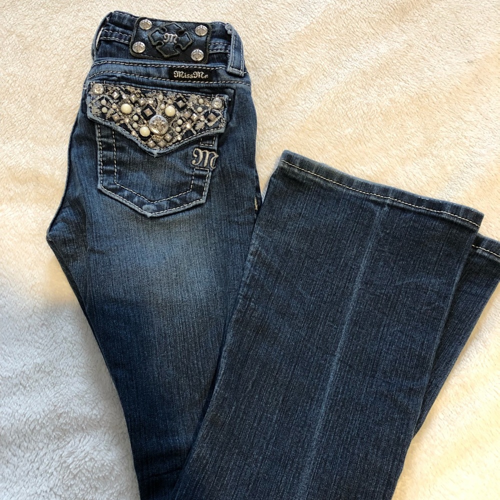 Miss Me Bling jeans girls size 8